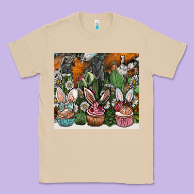 Easter Classic Tee Designed By Cowhidedigitalart