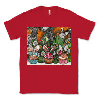 Red easter Classic Tee - CowhideDigitalArt
