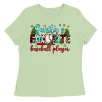 Matcha santa s favorite baseball player Ladies Tee - JahusDesignShop