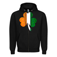 Black Shamrock Boobs St Patrick's Day design Zipper Hoodie - Bettercallsaul