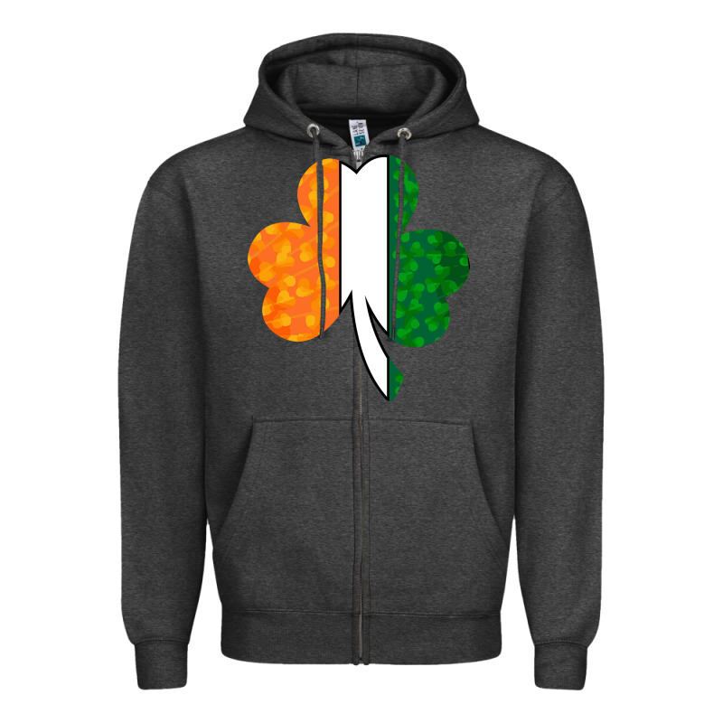 Shamrock Boobs St Patrick's Day Design Zipper Hoodie by Bettercallsaul | Teevron