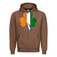 Chestnut Shamrock Boobs St Patrick's Day design Zipper Hoodie - Bettercallsaul