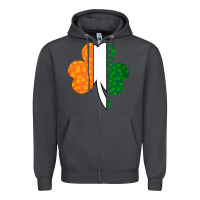 Smoke Shamrock Boobs St Patrick's Day design Zipper Hoodie - Bettercallsaul