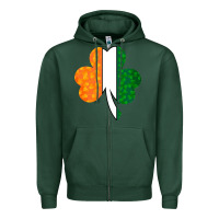 Sports Green Shamrock Boobs St Patrick's Day design Zipper Hoodie - Bettercallsaul