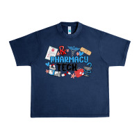 Navy pharmacy tech Urban Heavy Tee - MaliasSmallBusiness
