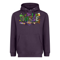 Plum nurse mardi gras Heavyweight Hoodie - CowGirlArtShop