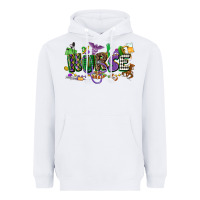 White nurse mardi gras Heavyweight Hoodie - CowGirlArtShop