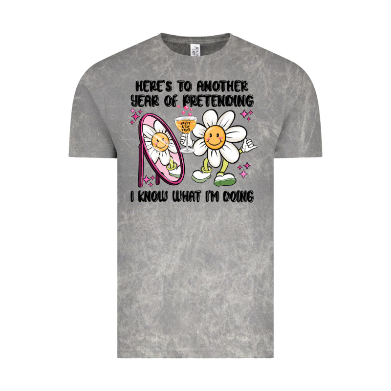 Here's To Another Year Of Pretending I Know What I Vintage Tee by MaliasSmallBusiness | Teevron