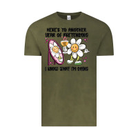 Vintage Olive here's to another year of pretending i know what i Vintage Tee - MaliasSmallBusiness