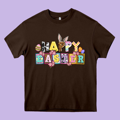 Happy Easter Heavy Core Tee Designed By Adodesignshop