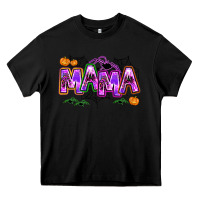Black halloween mama Heavy Core Tee - AdoDesignShop