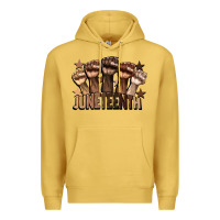 Antique Gold melanin juneteenth Premium Hoodie - CowGirlArtShop