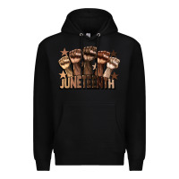 Black melanin juneteenth Premium Hoodie - CowGirlArtShop