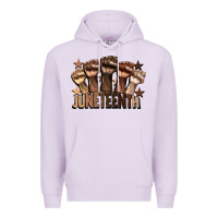 Lilac melanin juneteenth Premium Hoodie - CowGirlArtShop