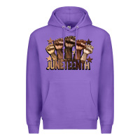 Purple melanin juneteenth Premium Hoodie - CowGirlArtShop