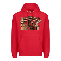 Red melanin juneteenth Premium Hoodie - CowGirlArtShop
