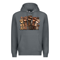 Rock melanin juneteenth Premium Hoodie - CowGirlArtShop