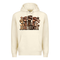 Sandshell melanin juneteenth Premium Hoodie - CowGirlArtShop