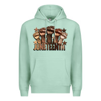 Seafoam melanin juneteenth Premium Hoodie - CowGirlArtShop
