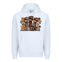 White melanin juneteenth Premium Hoodie - CowGirlArtShop