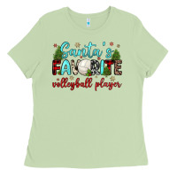 Matcha santa s favorite volleyball player Ladies Tee - JahusDesignShop