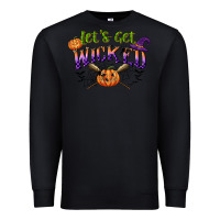 Black lets get wicked Premium Sweatshirt - CowGirlArtShop