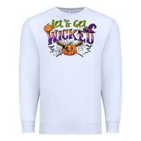 White lets get wicked Premium Sweatshirt - CowGirlArtShop
