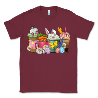 Burgundy Easter coffee cups Classic Tee - NancyCooperArtShop