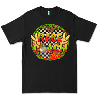 Black Race coach with leopard and peace hand Premium Tee - AdoDesignShop