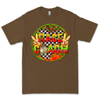 Cacao Race coach with leopard and peace hand Premium Tee - AdoDesignShop