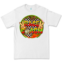 White Race coach with leopard and peace hand Premium Tee - AdoDesignShop