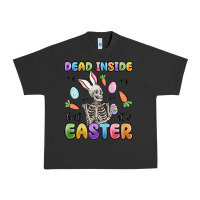 Pigment Black dead inside but it's easter Urban Heavy Tee - MaliasSmallBusiness