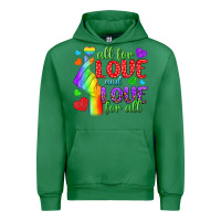 Emerald Western All For Love And Love For All Urban Hoodie - BundleAndBundleShop