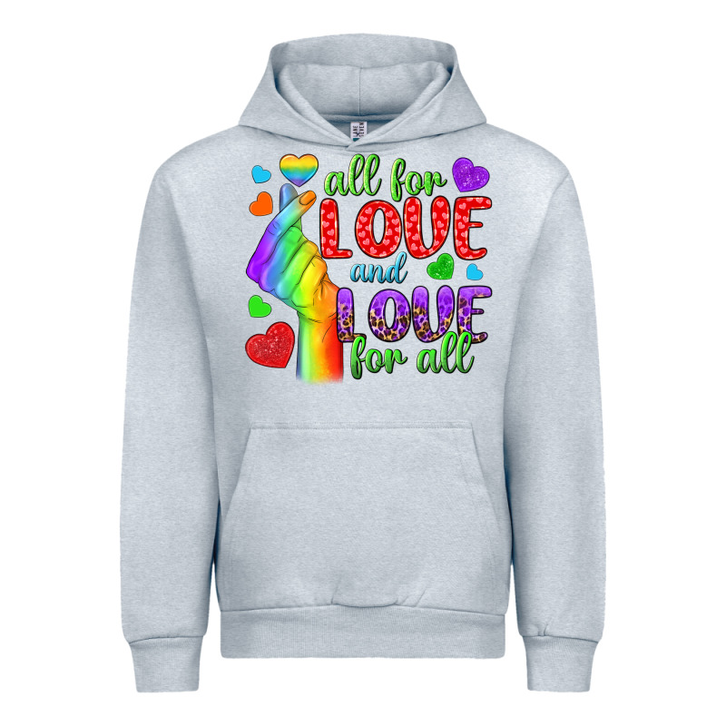 Western All For Love And Love For All Urban Hoodie by BundleAndBundleShop | Teevron
