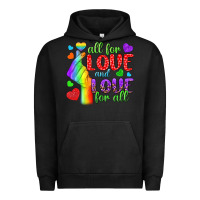 Pigment Black Western All For Love And Love For All Urban Hoodie - BundleAndBundleShop