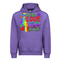 Tulip Western All For Love And Love For All Urban Hoodie - BundleAndBundleShop