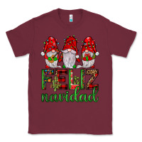 Burgundy feliz navidad gnomies Classic Tee - JahusDesignShop