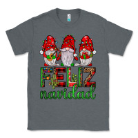Charcoal Heather feliz navidad gnomies Classic Tee - JahusDesignShop