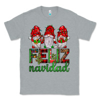 Heather Grey feliz navidad gnomies Classic Tee - JahusDesignShop
