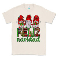 Natural feliz navidad gnomies Classic Tee - JahusDesignShop