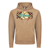Vintage Coffee softball mama Vintage Hoodie - MaliasSmallBusiness