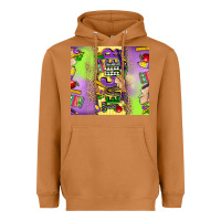 Meerkat teacher mardi gras Heavyweight Hoodie - CowGirlArtShop