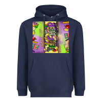 Navy teacher mardi gras Heavyweight Hoodie - CowGirlArtShop