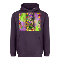 Plum teacher mardi gras Heavyweight Hoodie - CowGirlArtShop