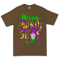 Cacao happy mardi gras y'all gnome Premium Tee - JahusDesignShop