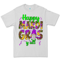 Dove Grey happy mardi gras y'all gnome Premium Tee - JahusDesignShop