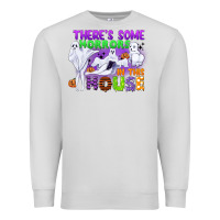 Dove Grey there is some horrors in this house Premium Sweatshirt - CowGirlArtShop