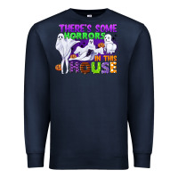 Navy there is some horrors in this house Premium Sweatshirt - CowGirlArtShop