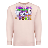 Pale Pink there is some horrors in this house Premium Sweatshirt - CowGirlArtShop