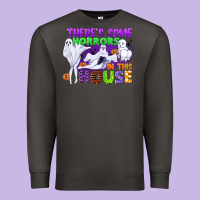 There Is Some Horrors In This House Premium Sweatshirt Designed By Cowgirlartshop